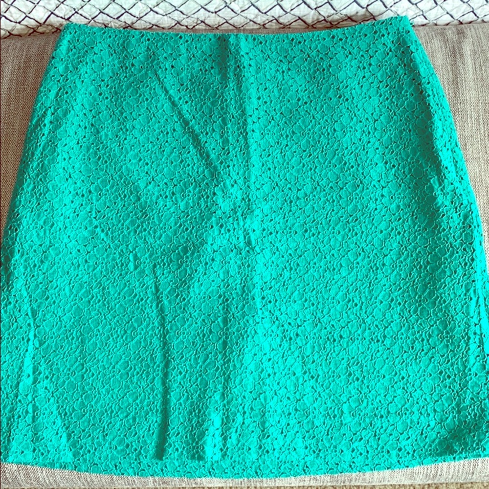Brooks Brothers lined lace dress skirt